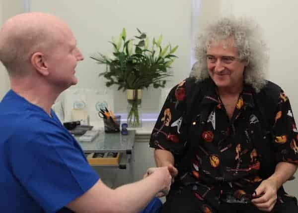 David Allamby and Brian May