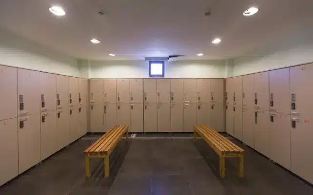 Locker room