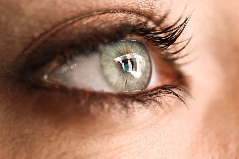 Close up of a woman's eye