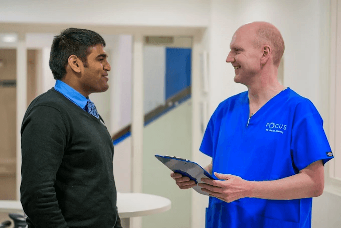 Patient consultation at Focus Clinics